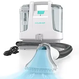 HAUSHOF Waschsauger Teppichreiniger StainZapper für Teppiche, Sofas und Polster - 400W, Weiß/Grau