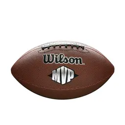 WILSON MVP NFL Football, Braun, One Size