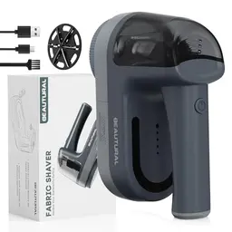 BEAUTURAL Elektrischer Fusselrasierer, USB-C Aufladbar, 2 Geschwindigkeiten, Akku für Kleidung und Stoffe
