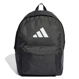 adidas CLASSIC 3BARS BACKPACK, Schwarz/Weiß, Einheitsgröße