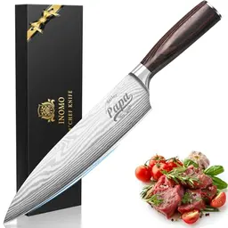 INOMO Küchenmesser für Papa - ideales Geburtstagsgeschenk für Männer