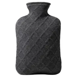 FORICOM Wärmflasche 2L - Schwarz