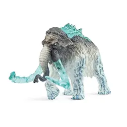 SCHLEICH ELDRADOR Frostmammut 70829 | Monster Spielfigur mit beweglichen Stoßzähnen | Für Kinder ab 7 Jahren