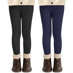 AMIYOYO 2er Pack Mädchen Leggings, Hochwaist, Elastisch, Bequem, für Fitness, Tanz und Alltag, Kinder