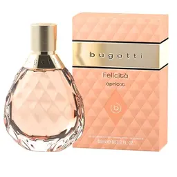 bugatti Felicità Apricot Eau de Parfum 60ml - Floral-fruchtiges Damenparfüm im Glasflakon