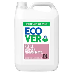 Ecover Flüssigwaschmittel Nachfüllpack für empfindliche Wäsche, Wasserlilie- und Honigmeloduft, 1 x 5L