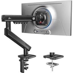 HUANUO Monitorhalterung für 13-32 Zoll, höhenverstellbar, schwenkbar, für Gaming & Office, VESA 75/100 mm