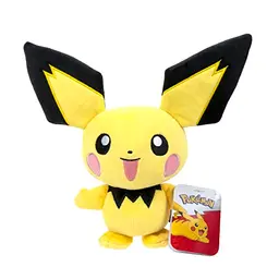 Pokémon PKW0553-20cm Plüsch - Pichu, offizielles Plüsch