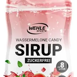 WEHLE Zuckerfreier Sirup - Wassermelone Candy, 65 ML - Geschmack für kalorienfreies Wasser