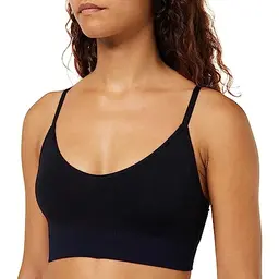 Sloggi Damen Bralette Ever Infused Aloe, Schwarz, Größe L