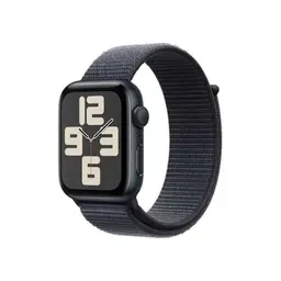 Apple Watch SE (2. Generation) GPS 44 mm - Smartwatch in Mitternacht mit Sport Loop und Fitness Tracker