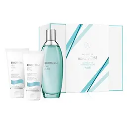Biotherm Eau Pure Geschenkset - Edt 100ml, Duschgel 50ml & Body Milk 50ml