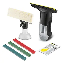 Kärcher Fenstersauger WV 6 Plus Multi Black Edition mit 100 min Akkulaufzeit und Sprühflasche