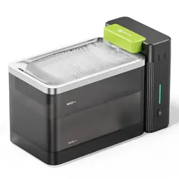 Amicura A3 Lite Trinkbrunnen für Katzen - 3,3L, Edelstahl-Trinkschale, leise, wasser- und stromsicher