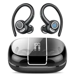 Bluetooth Sport In-Ear Kopfhörer, kabellos, IPX7 wasserdicht, 48 Std. Akku, Noise Cancelling, ideal für Laufen & Fitness