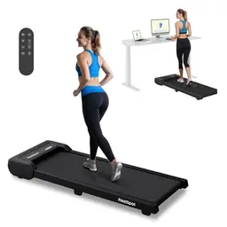 FlexiSpot Laufband Walking Pad, tragbar, bis 120 kg, 4-in-1, 1-6 km/h, mit Fernbedienung & LED-Display