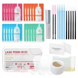 Wimpernlifting Set für langanhaltenden Schwung & Pflege – DIY Kit für stilvolle Wimpern, sanfte Formel für alle Augenformen, 5-8 Anwendungen