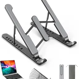 AOVUYCK Laptopständer mit 8 verstellbaren Stufen, rutschfest, kompatibel mit MacBook & HP, für 10-15,6 Zoll Laptops