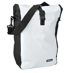 FISCHER Gepäckträgertasche, wasserdicht, 18 Liter, weiß