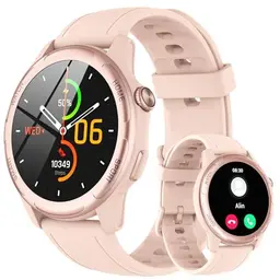 Gerpeng Smartwatch Damen, 1,32" Touchscreen, IP68 wasserdicht, Fitnessuhr mit Schrittzähler und Herzfrequenzmesser