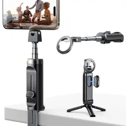 JOYROOM MagSafe Selfie Stick 4 in 1 mit Stativ & Fernbedienung für iPhone und Android Smartphones