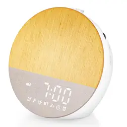 Uwithm Tageslichtwecker mit Sonnenaufgang, Bluetooth Lautsprecher und 30 entspannenden Klängen