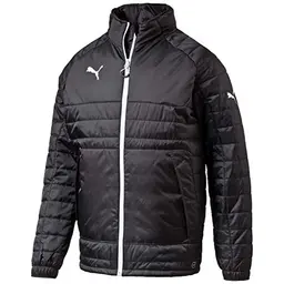 PUMA Kinder Stadium Jacket, Schwarz/Weiß, Gr. 164