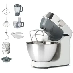Kenwood Prospero+ Küchenmaschine, 4,3 l Schüssel, 1000 Watt, inkl. 9-teiligem Zubehör-Set, Weiß