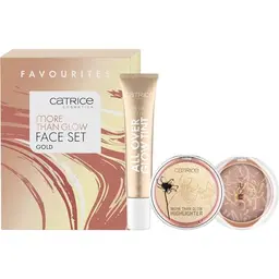 Catrice More Than Glow Face Set Gold, vegan und acetonfrei, 3 Stück