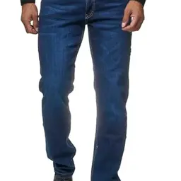JEEL Herren-Jeans - Regular Fit - Stretch - Washed Navy 31W / 38L