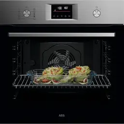AEG Einbaubackofen Serie 5 mit Ringheißluft, Selbstreinigung & 45 Automatikprogrammen