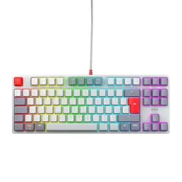 CHERRY XTRFY K4V2 TKL Gaming-Tastatur, RGB, Deutsches Layout, Mechanische Red Switches, Kabelgebunden