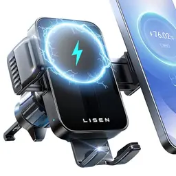 Auto-Handyhalterung mit Ladefunktion für Android & iPhone, 360° Drehbar, kompatibel mit Samsung, Xiaomi, Pixel