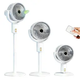 Wenbones Smart Standventilator, leise, höhenverstellbar, mit Fernbedienung & 5 Geschwindigkeitsstufen für Schlafzimmer & Büro