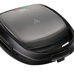 Tefal SW341B Snack Time 2in1 Waffeleisen und Sandwichtoaster | herausnehmbare Platten | spülmaschinengeeignet | Grau/Schwarz