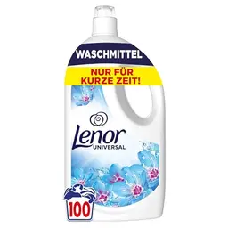 Lenor Flüssigwaschmittel, 100 Waschladungen, Aprilfrisch, Langanhaltende Frische und Geruchsentfernung