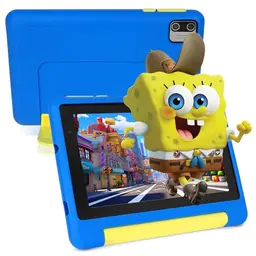 Freeski Kinder Tablet 7 Zoll, Android 13, 8GB RAM, 64GB ROM, Erweiterbar, Wi-Fi, Bluetooth, Blau