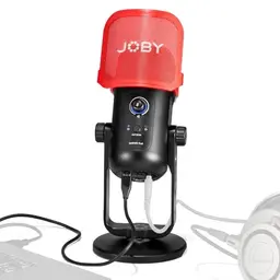 Joby Wavo POD USB-Kondensatormikrofon für PC und Podcasts, mit Stummschaltung und Plug-and-Play