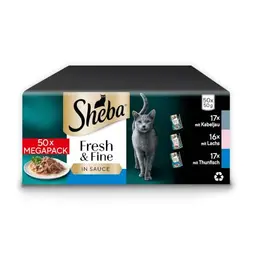 Sheba CATCARE Pouch Nassfutter Fish Gravy für Erwachsene 50g Multipack