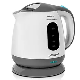 Cecotec Wasserkocher ThermoSense 1L, kabellos, 360-Grad-Basis, mit abnehmbarem Kalkfilter