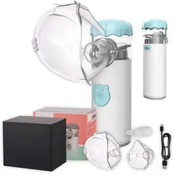 JMFBeauty Inhalationsgerät - Tragbarer, wiederaufladbarer Inhalator Typ-C für Heim und Reise