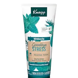 Kneipp Wirkdusche Goodbye Stress - Duschgel mit ätherischen Ölen aus Rosmarin & Wasserminze - 200ml