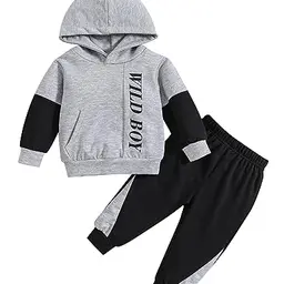 Borlai Kinder Kapuzenkleidung Set Dinosaurier Sweatshirt und Camouflage Hose