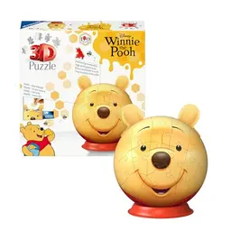 Ravensburger 3D Puzzle Winnie Puuh Puzzleball mit Ohren für Kinder ab 6 Jahren