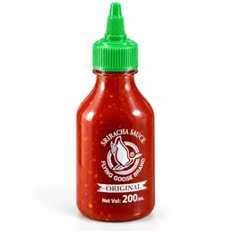 Flying Goose Sriracha Chilisauce, scharf, grüne Kappe, 200 ml