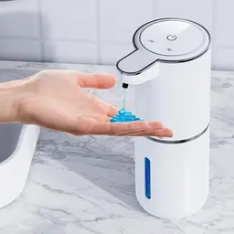 Automatischer Seifenspender 380ml – Wandmontage, USB wiederaufladbar, berührungslos mit Infrarot-Sensor für Bad, Küche, Büro