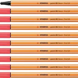 STABILO Fineliner point 88 - 10er Pack Neonfarben