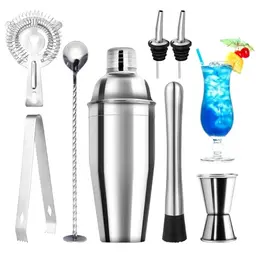talifoca Cocktail Shaker Set 8-teilig, Edelstahl, 750 ML, für Zuhause, Bar und Partys