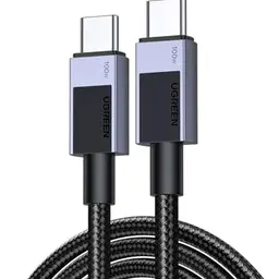 UGREEN 100W USB C Kabel - Schnellladekabel für iPhone 16/15, MacBook, iPad, Galaxy S24, Pixel 9 (1m)