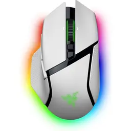 Razer Basilisk V3 Pro - Kabellose Gaming-Maus mit Chroma RGB und 35K Sensor - Ergonomisch, Weiß
